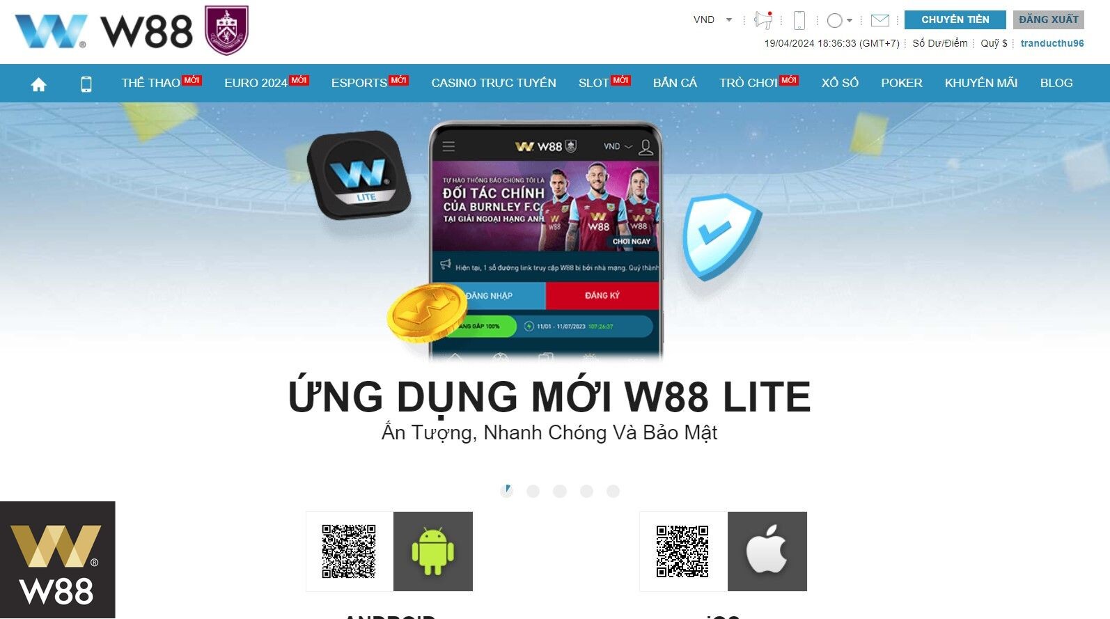 Những điều người chơi cần lưu ý khi tải app W88