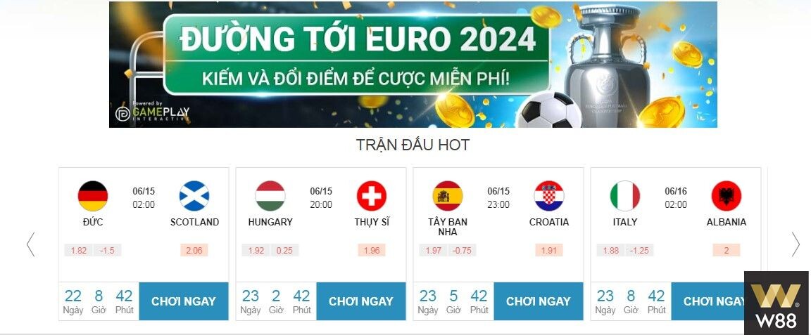 Quy định nhận khuyến mãi Euro 2024 thưởng 120% lên tới 1,250 VND